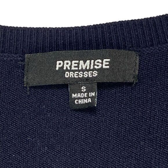 Premise Sweater Dress Womens Small Bodycon Dress Striped Business Career Boho - Picture 15 of 16